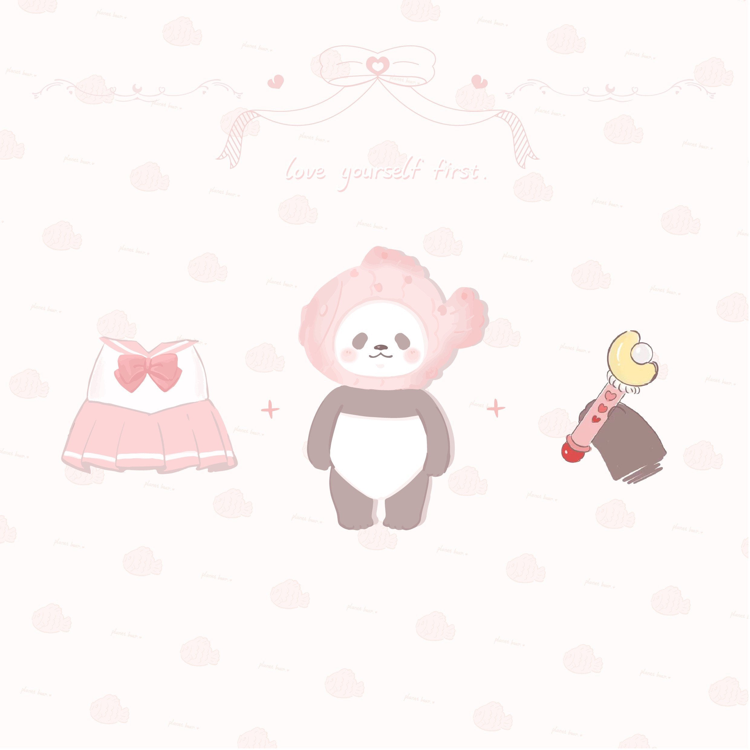 Love Incarnate Luna Taiyaki Panda Trendy Toy Figure
