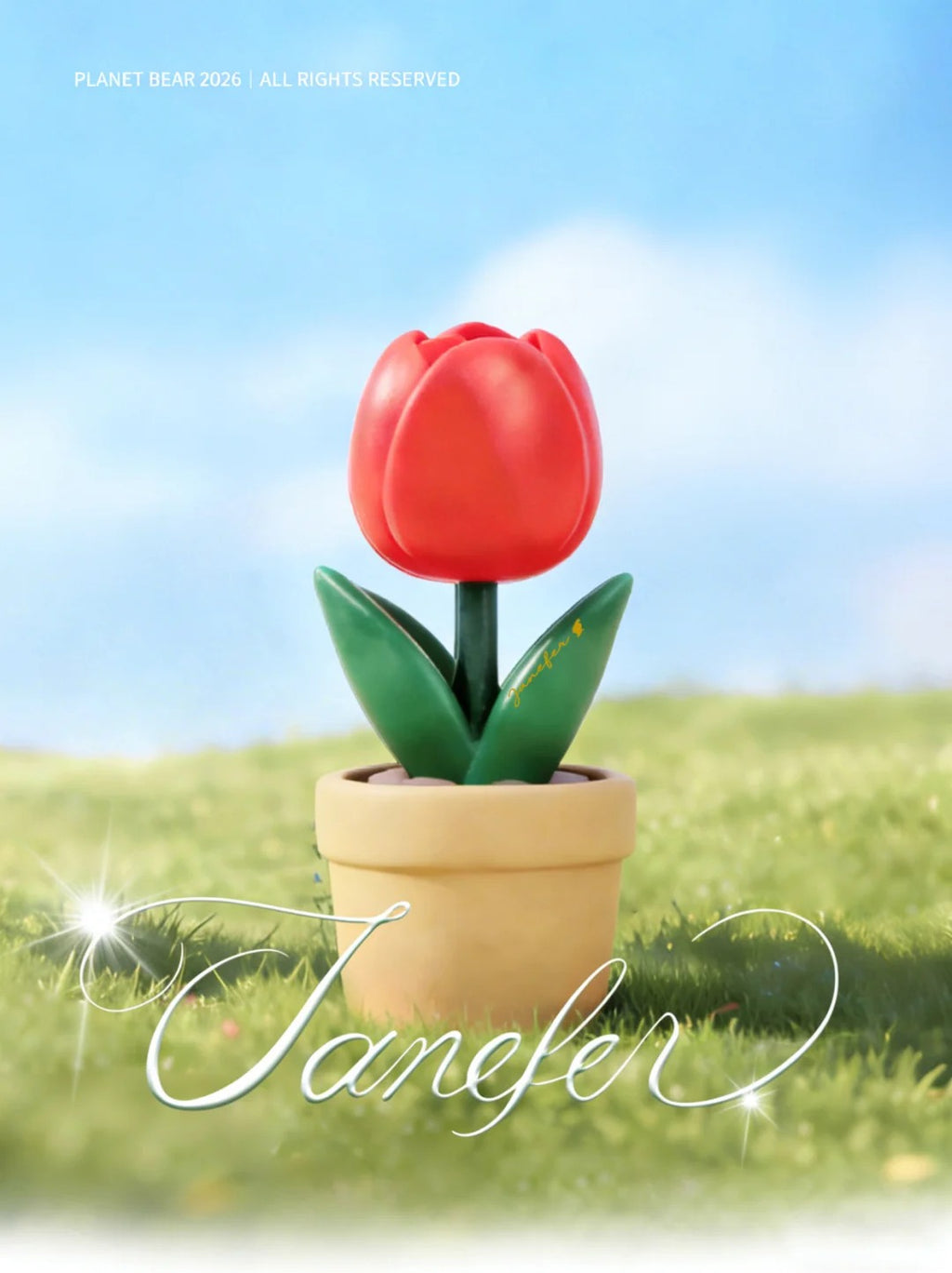 Jennifer's Gift - Fortune Lucky Red Tulip Potted Plant