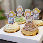 Cake Topper PanPan&DoDo&CoCo