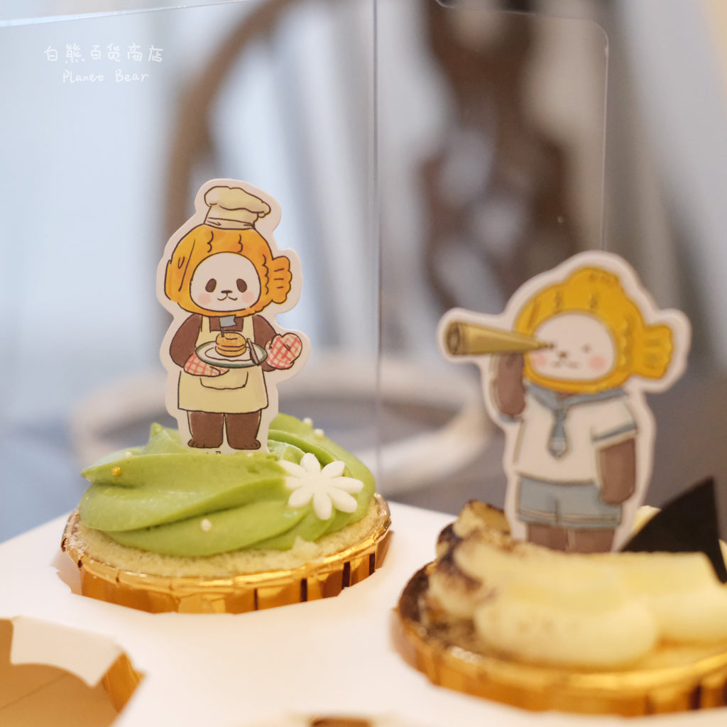 Cake Topper PanPan&DoDo&CoCo