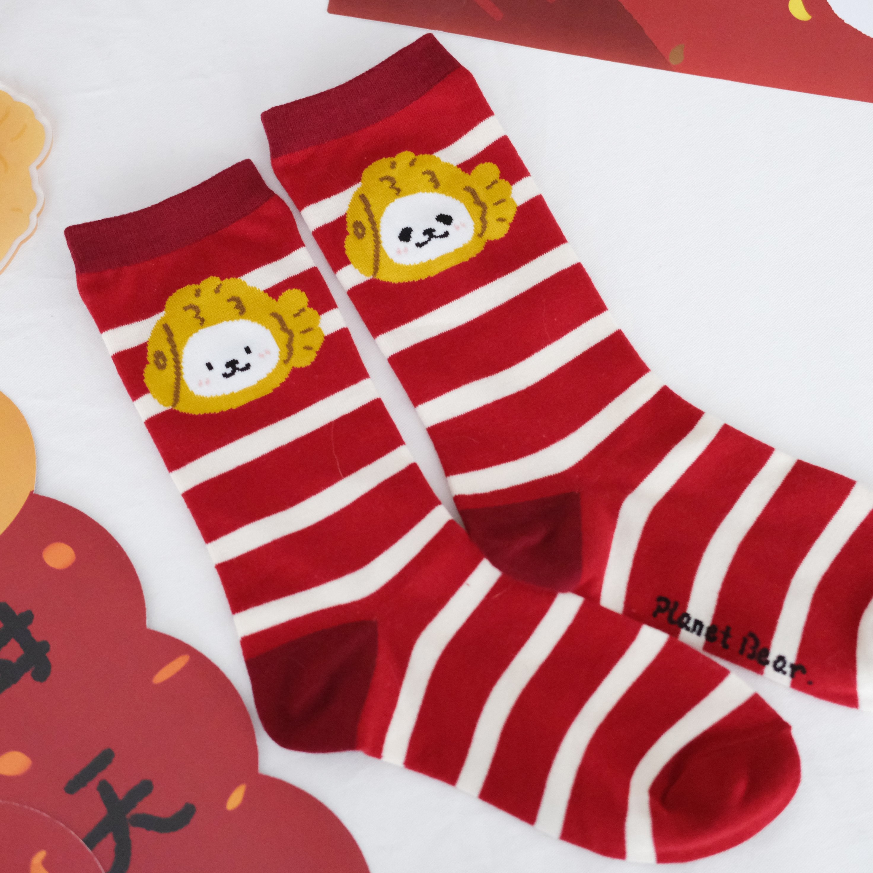 Theater pure cotton mid-calf socks