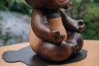 PanPan Walnut Sculpture Collectible - Meditating