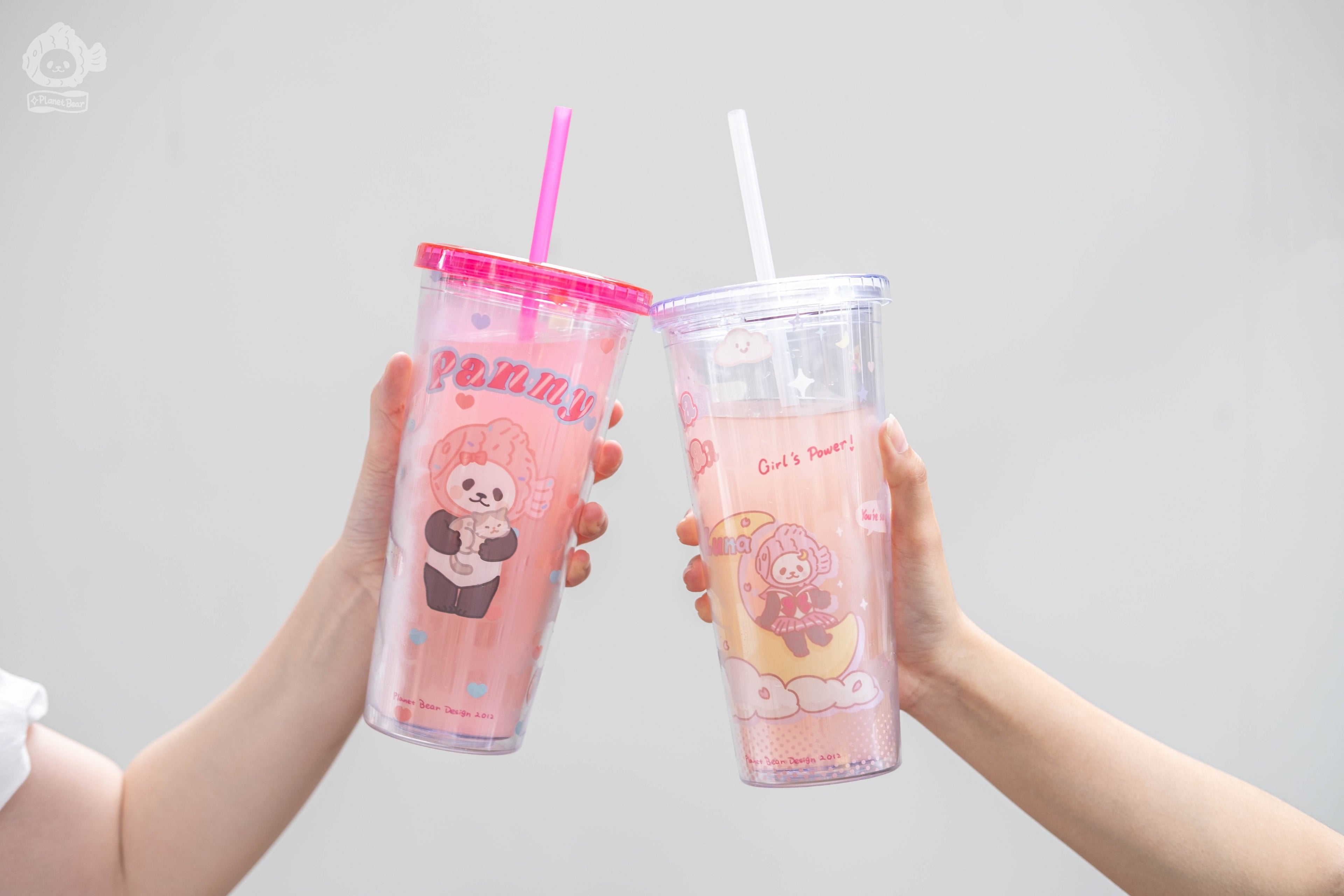 Colorful Summer Translucent Cup - Original Merchandise Gift