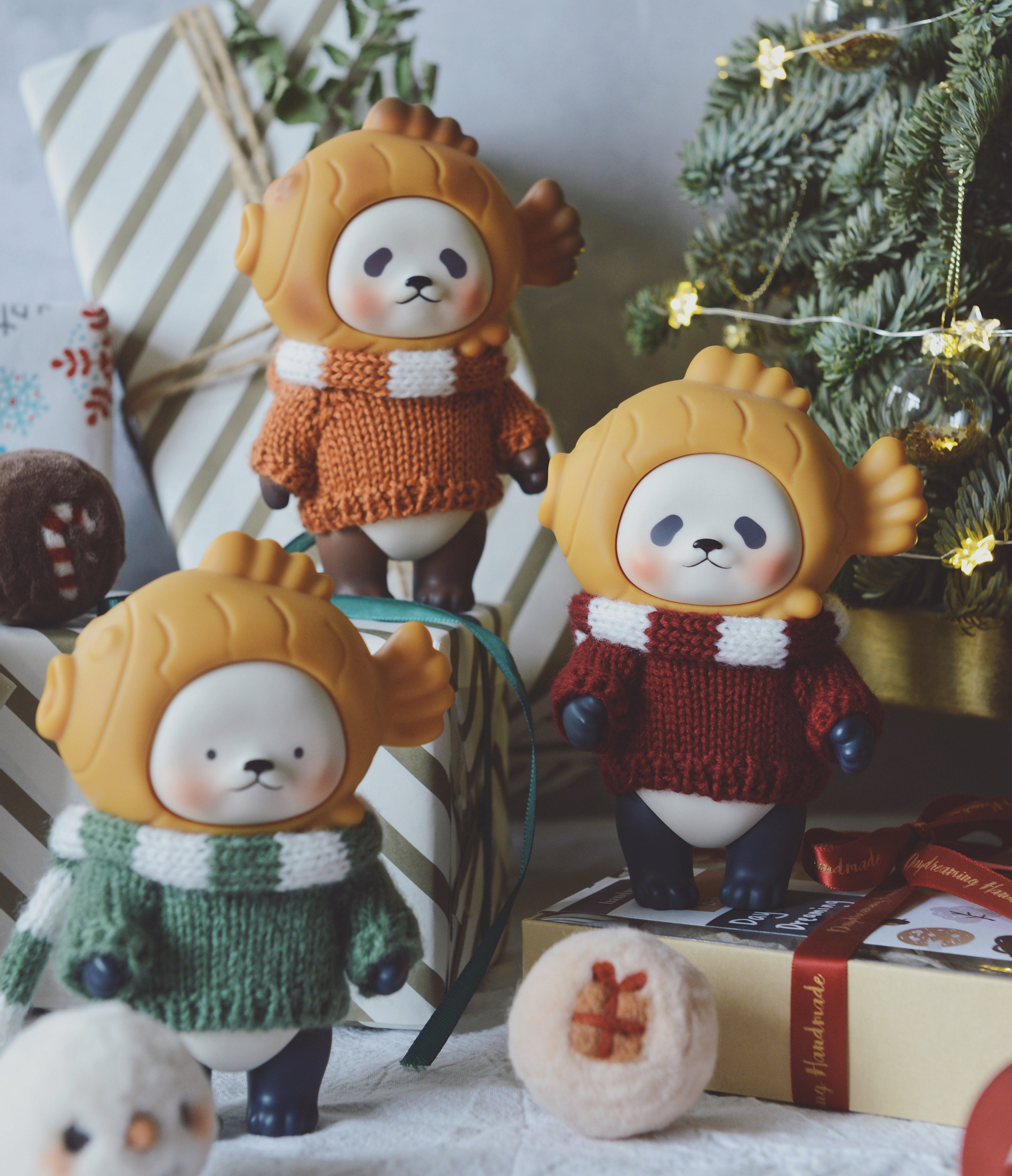 【周边】冬日娃衣温暖牌手工纯羊毛围巾毛衣针织帽