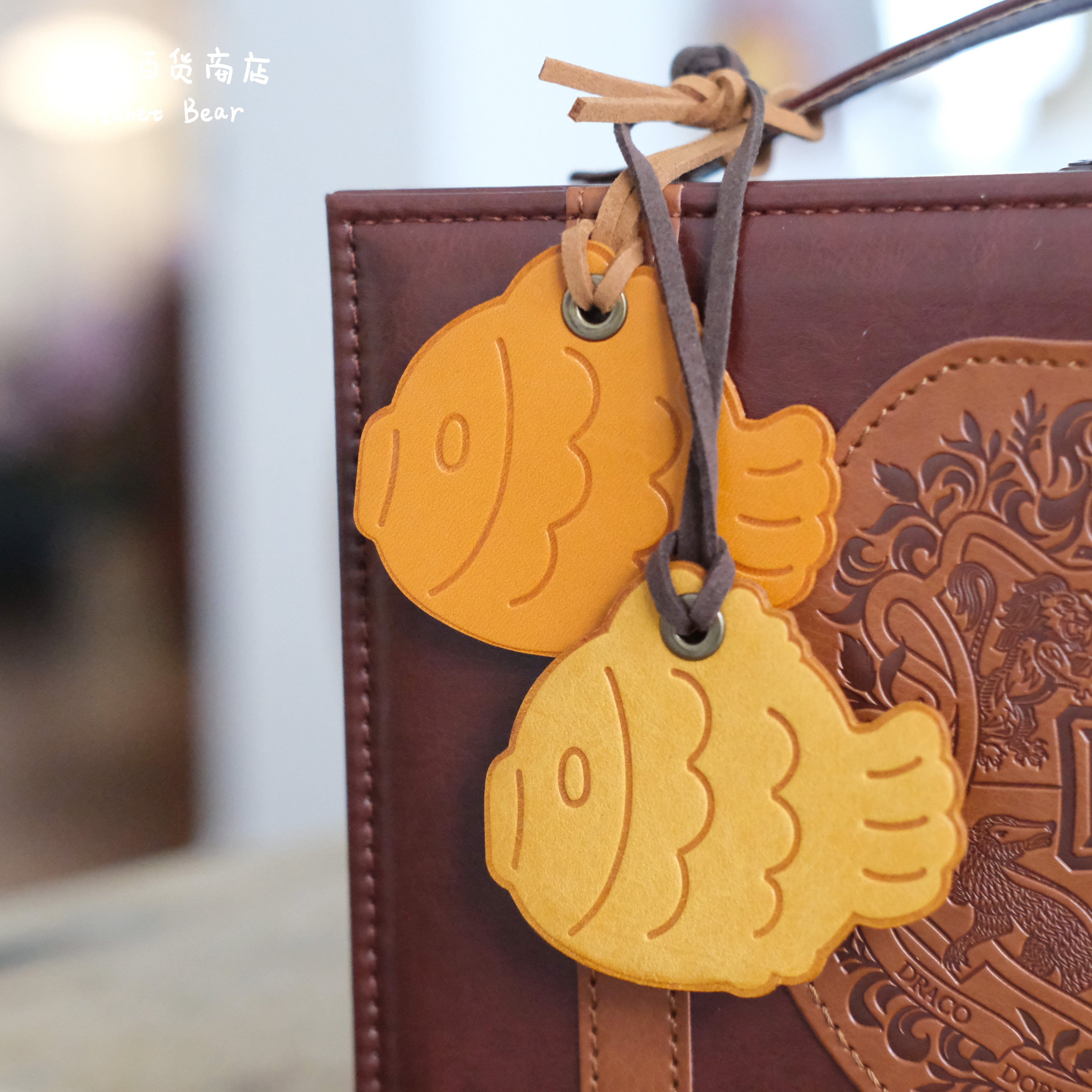 Handmade Taiyaki Shell Keychain Bag Charm
