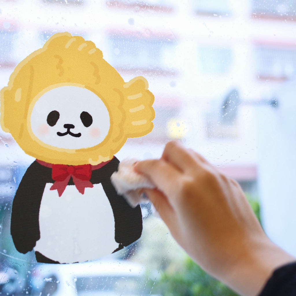 【周边】PanPan和朋友们装饰静电玻璃贴套装
