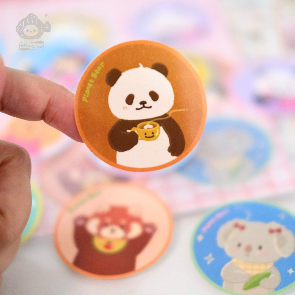 PVC Theme Sticker Collection: PanPan & Friends