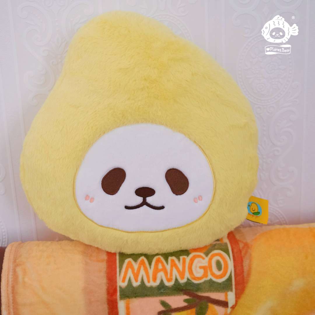 Mango PanPan Blanket Pillow Two-in-One Set