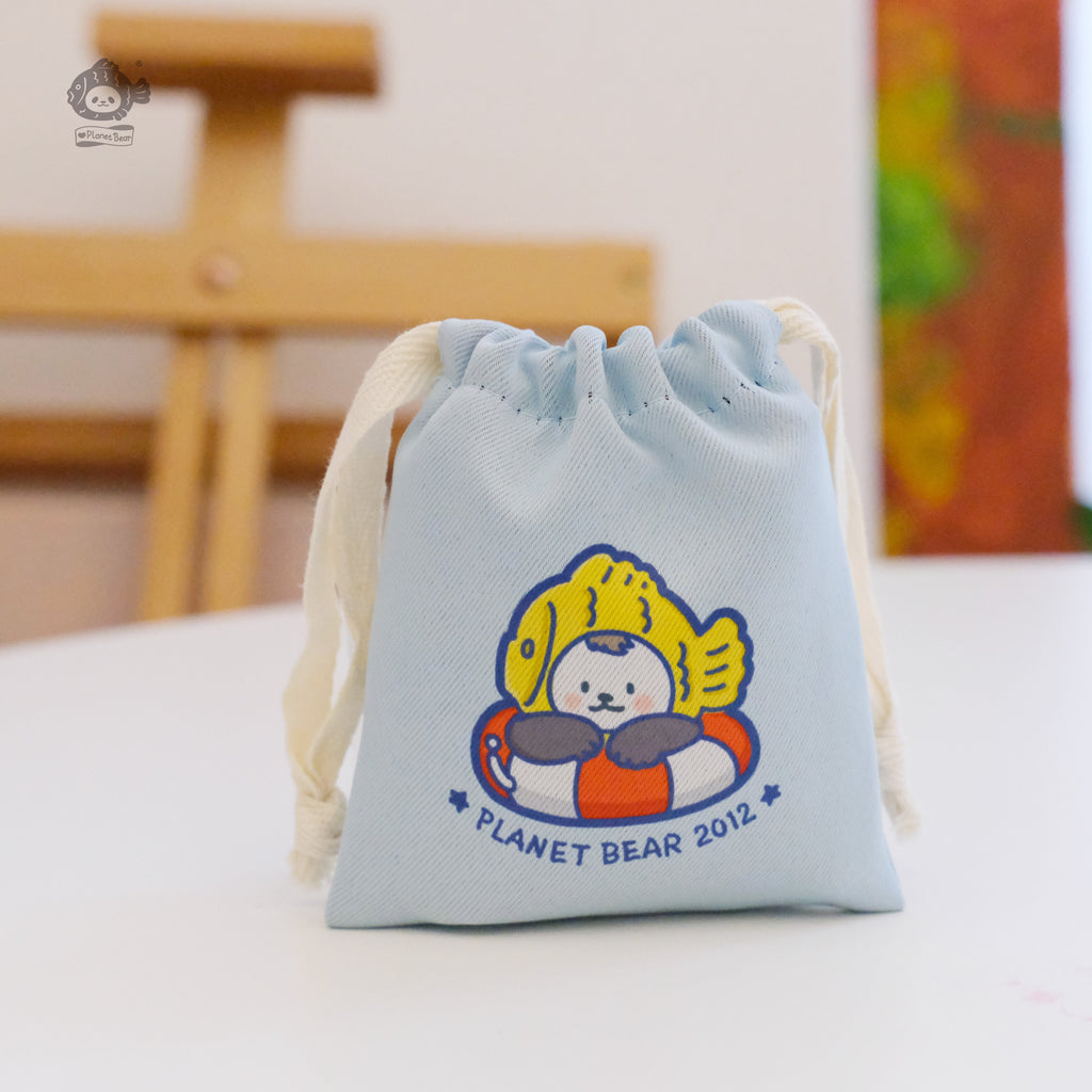 DoDo & PanPan Drawstring Storage Bag