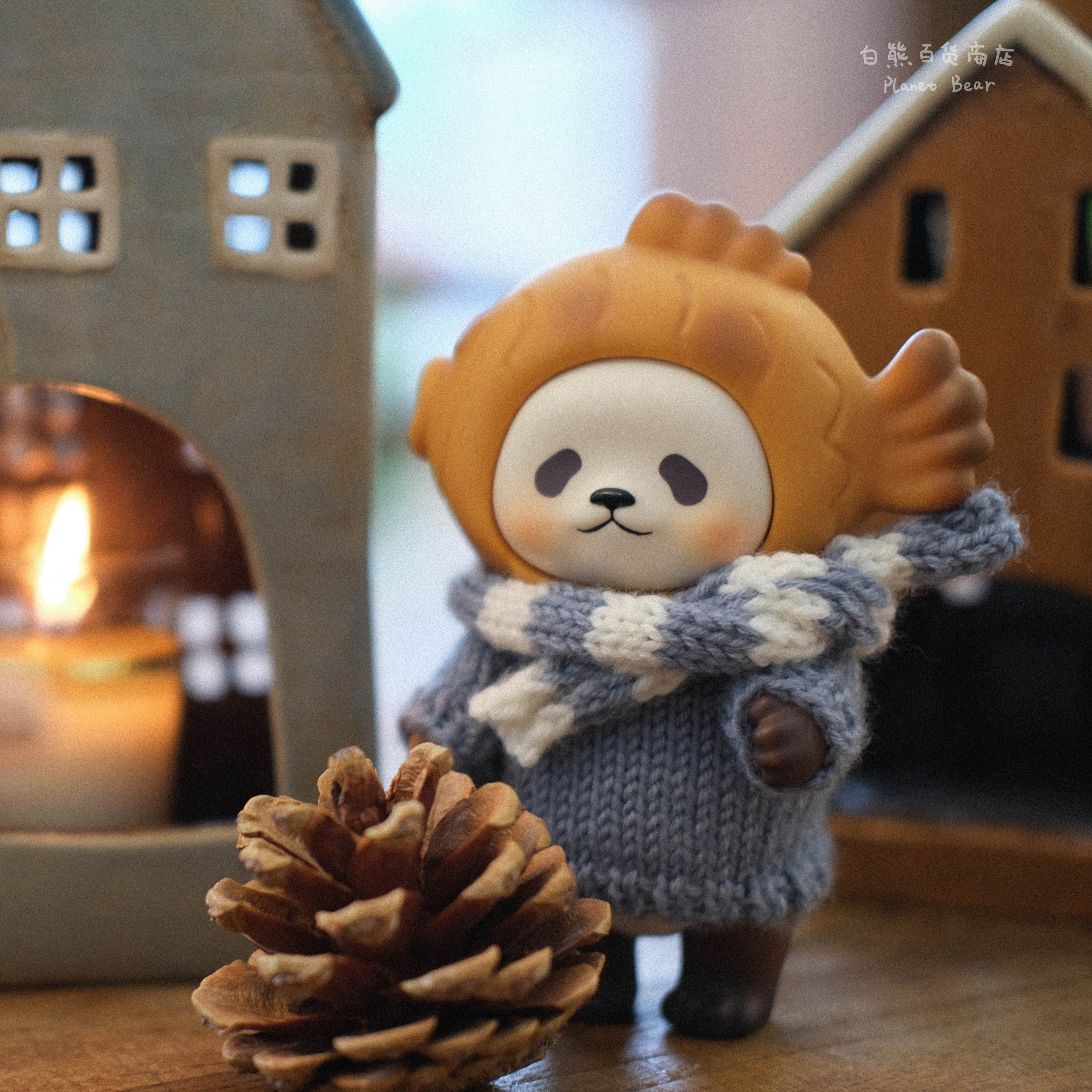 【周边】冬日娃衣温暖牌手工纯羊毛围巾毛衣针织帽