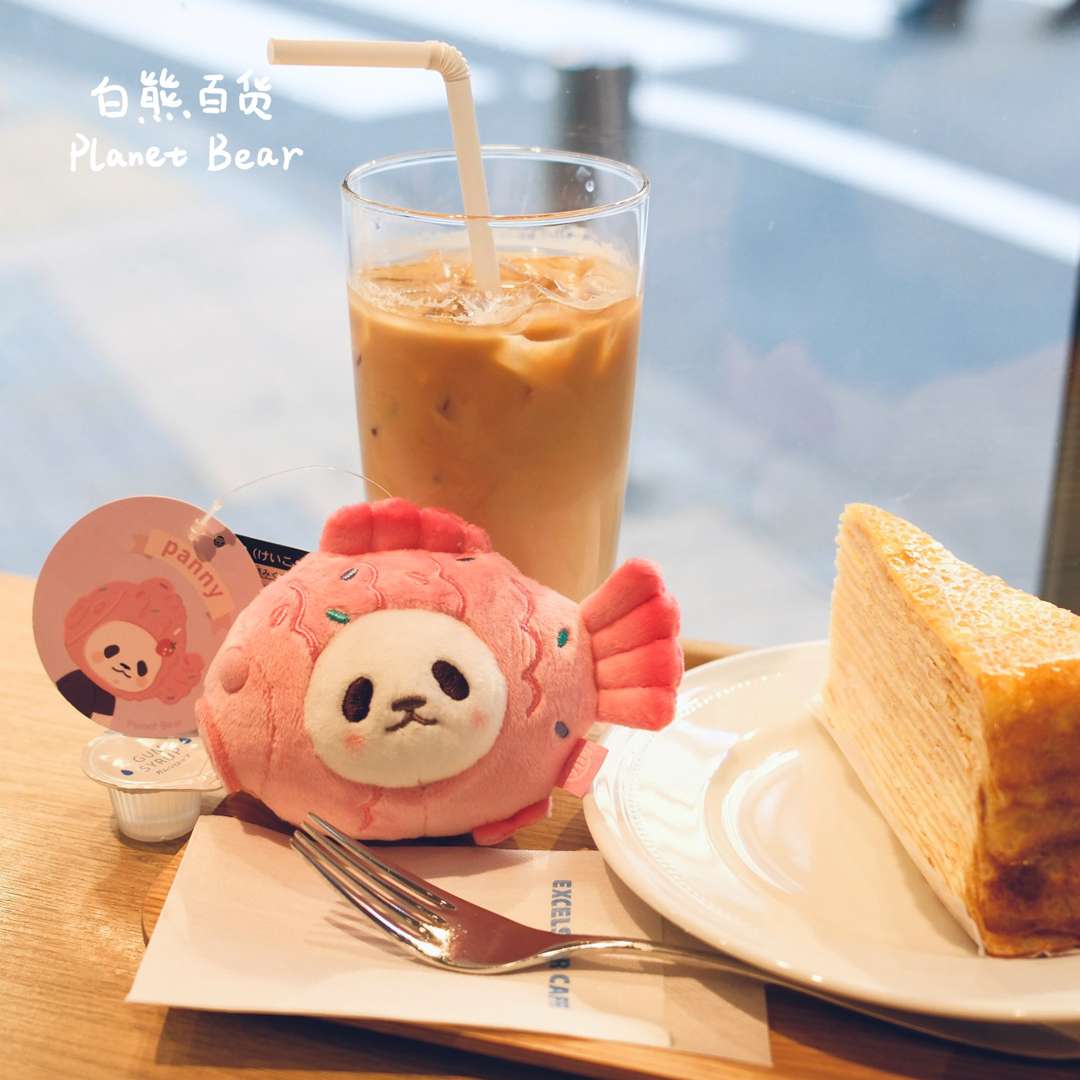 Original genuine plush taiyaki charm