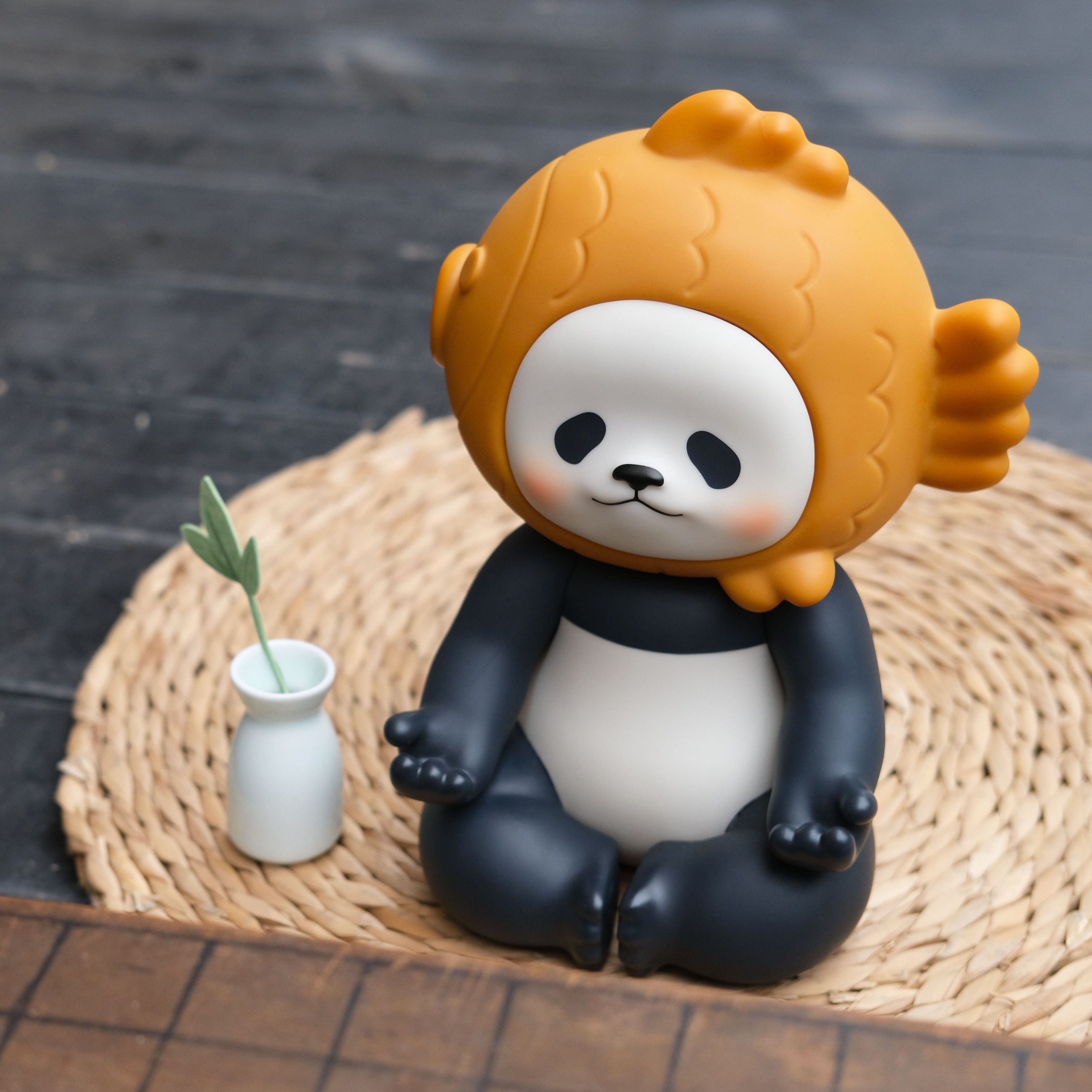 PanPan Meditating Seriously
