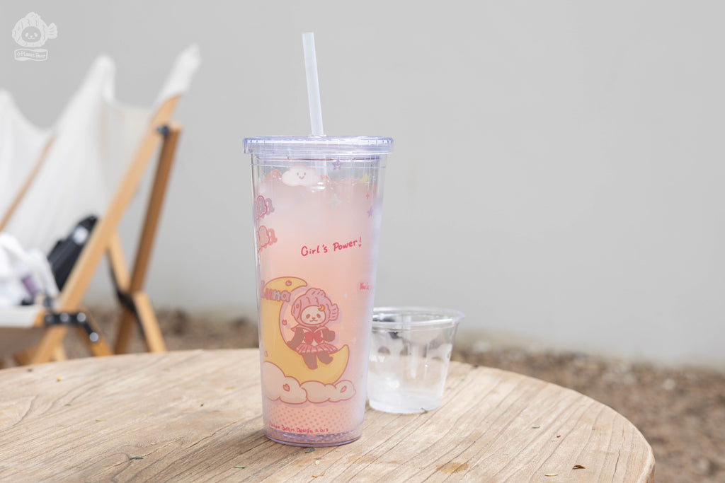 Colorful Summer Translucent Cup - Original Merchandise Gift