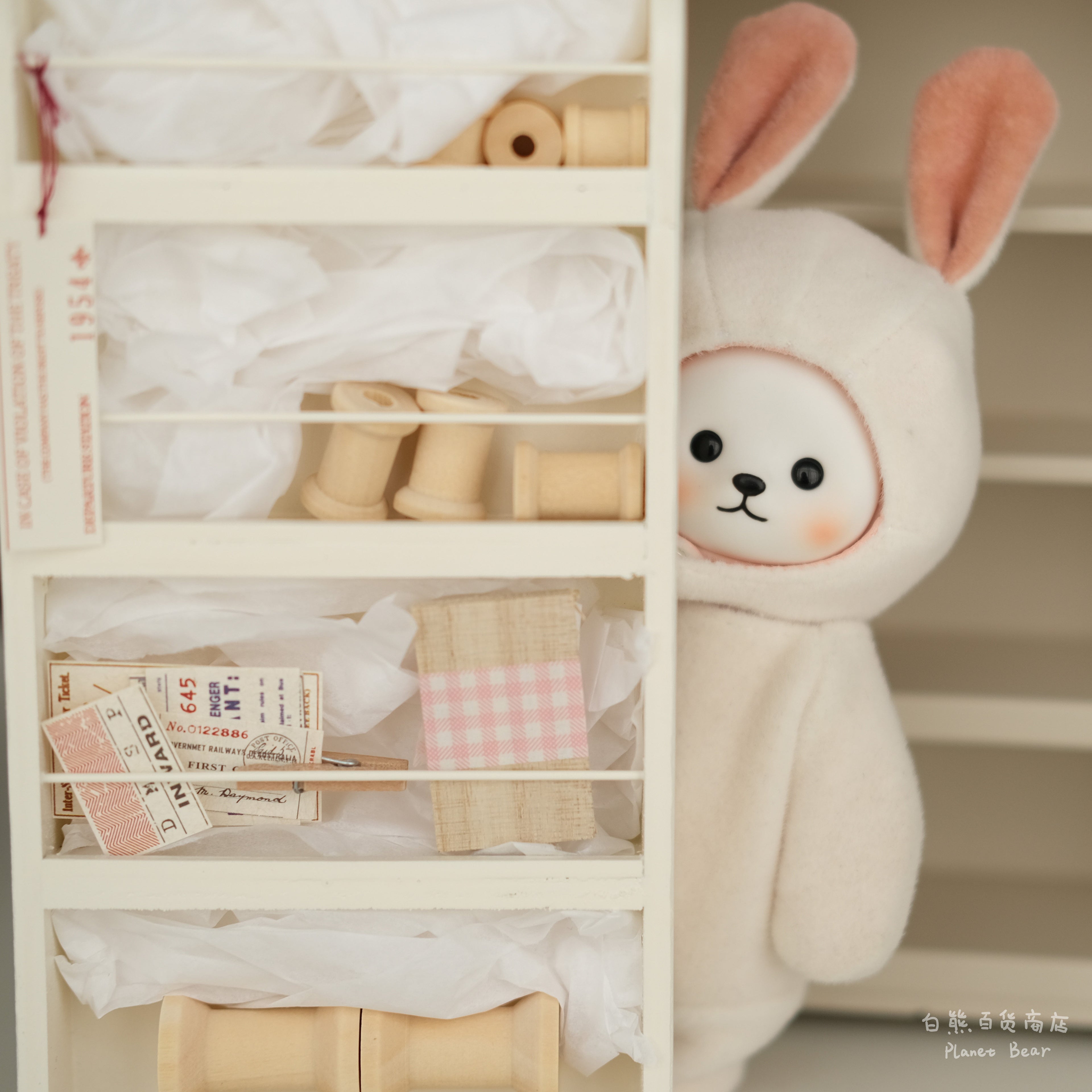 【娃衣】兔子熊猫玩偶衣服 Popea专属套装