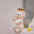 White Peach Popea White Bear Trendy Play Movable Figure Model
