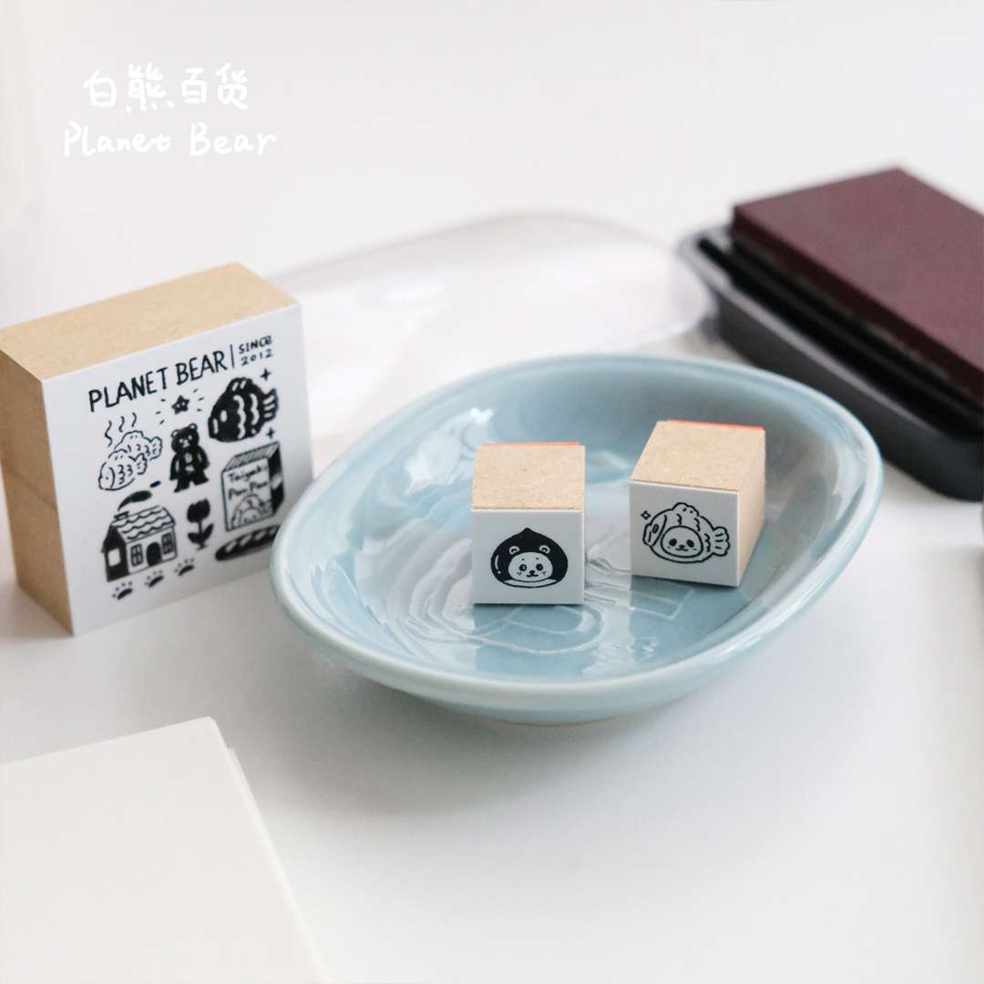 New Japanese SANBY Wooden Stamp DIY Tool