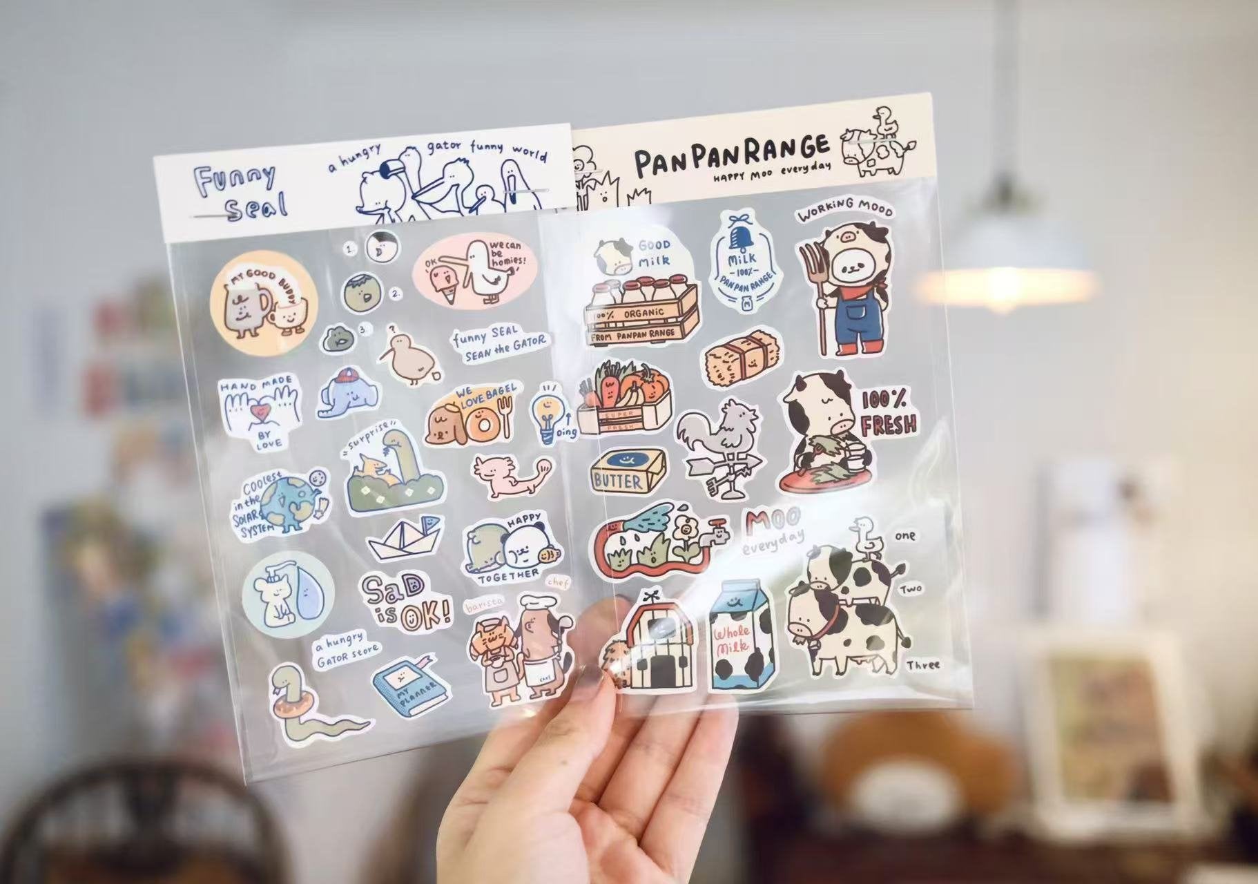 Cow Series Sticker Set