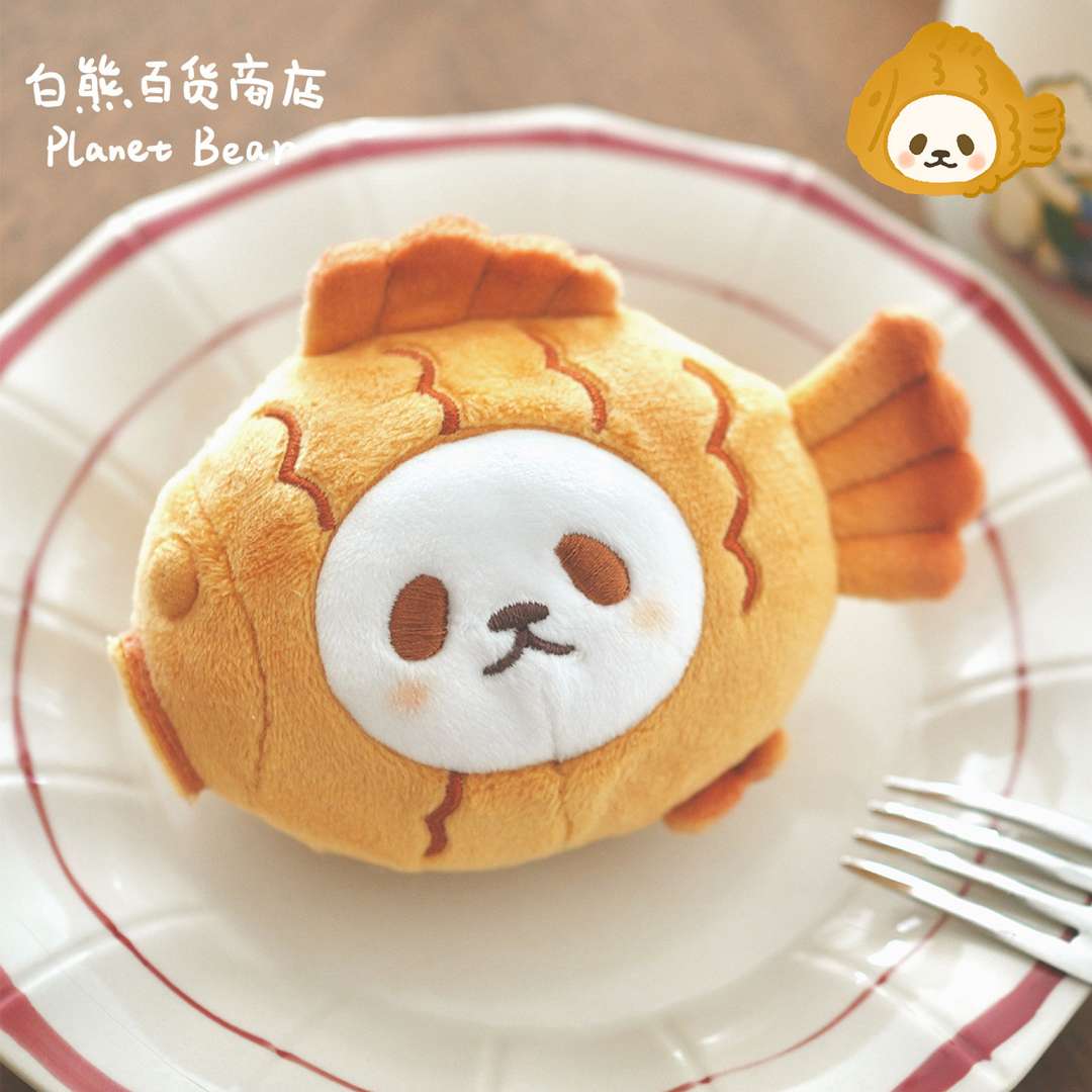 Original genuine plush taiyaki charm