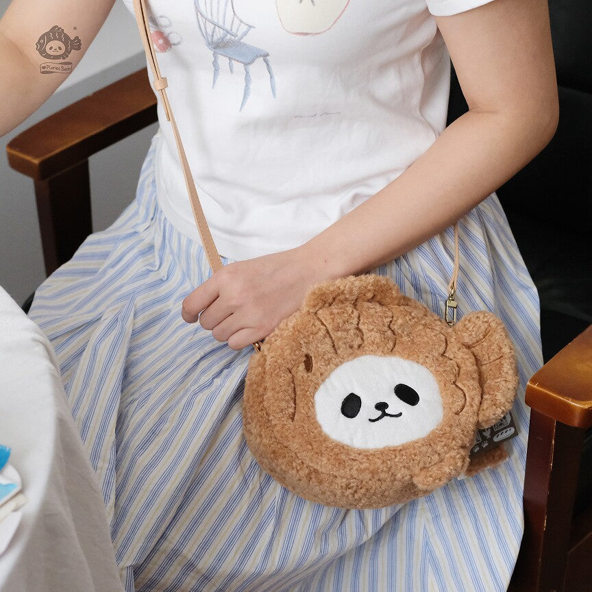 【周边】鲷鱼烧熊猫系列毛绒斜跨包包