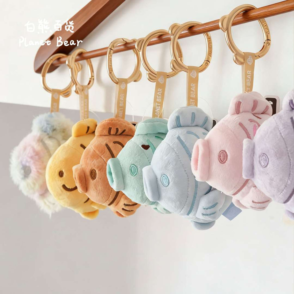 พวงกุญแจตุ๊กตาปลาไทยากิกล่องสุ่ม PanPan