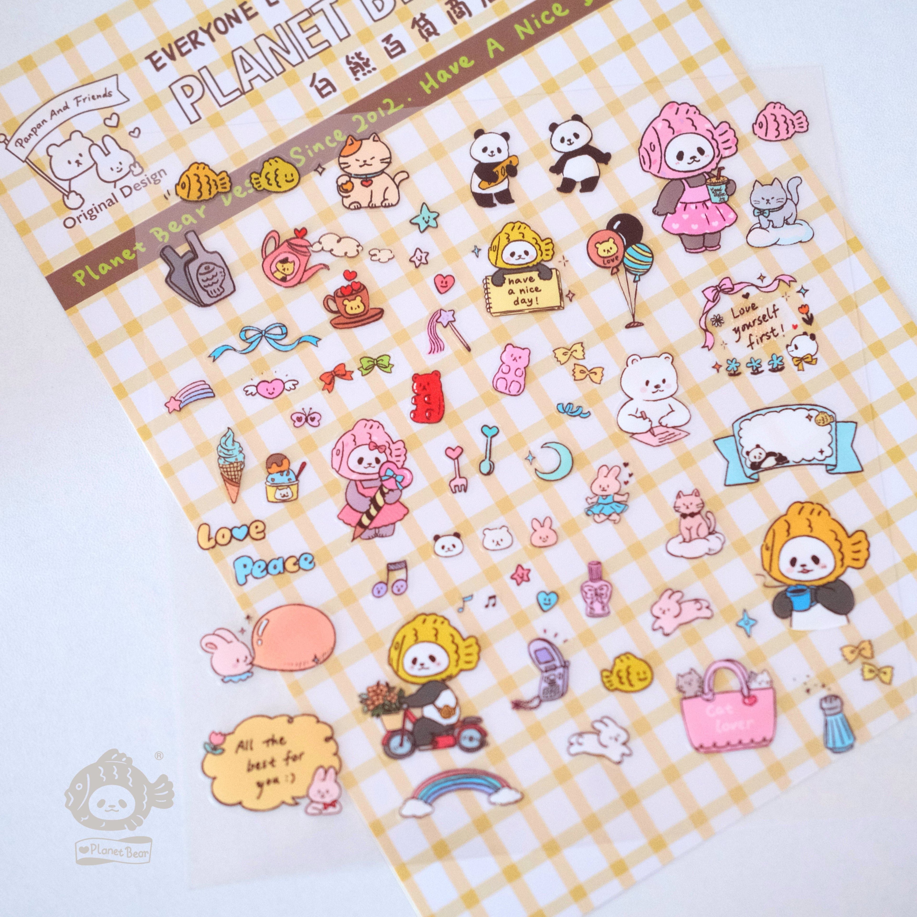 PVC Theme Sticker Collection: PanPan & Friends