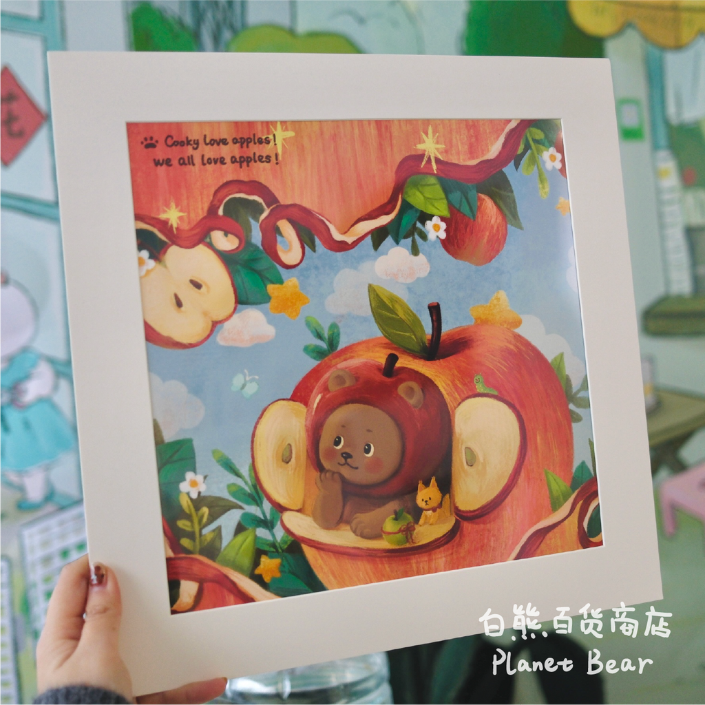 PanPan the Cow Series Decorative Paintings - Original Merchandise