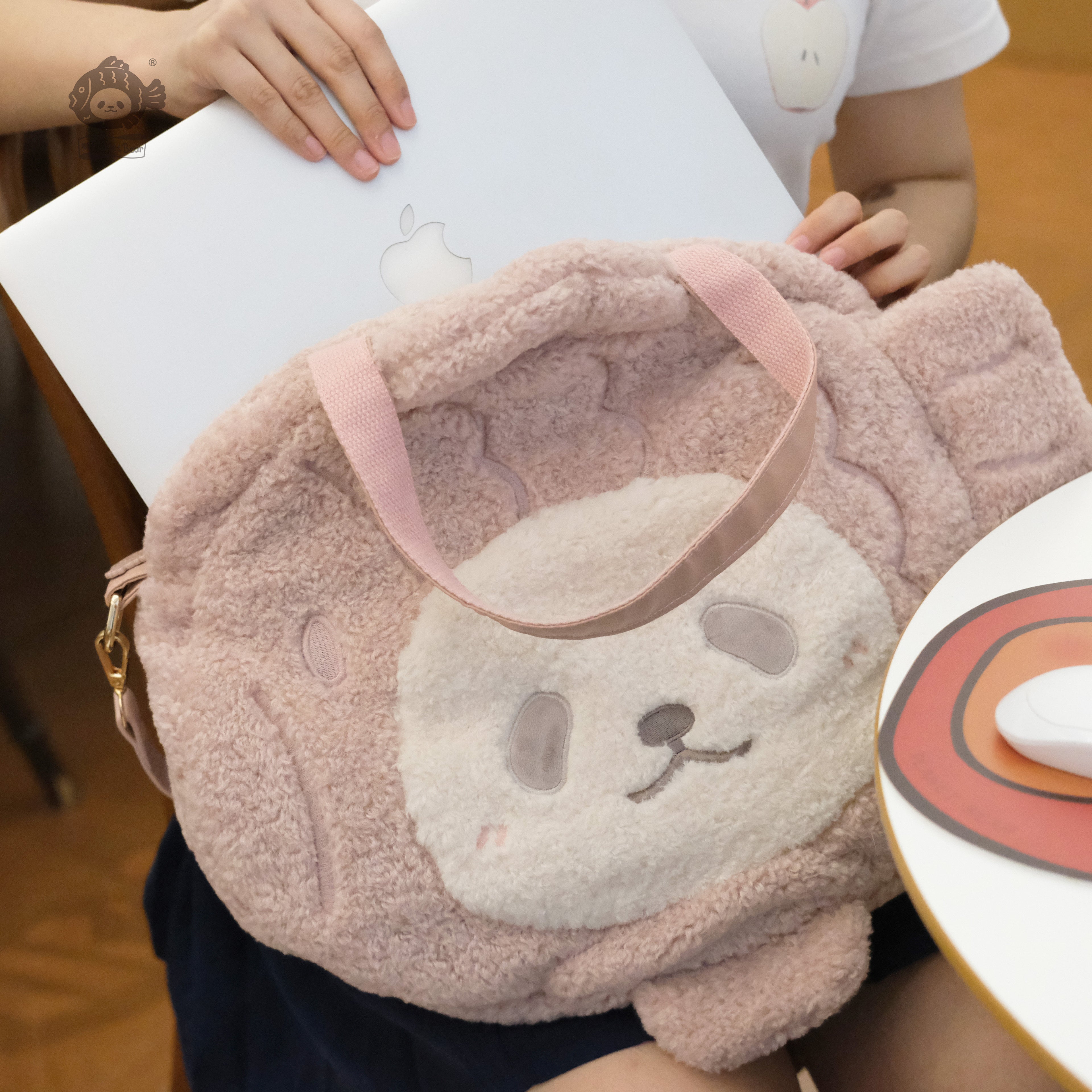 【周边】鲷鱼烧熊猫Luna单肩/斜跨毛绒包包
