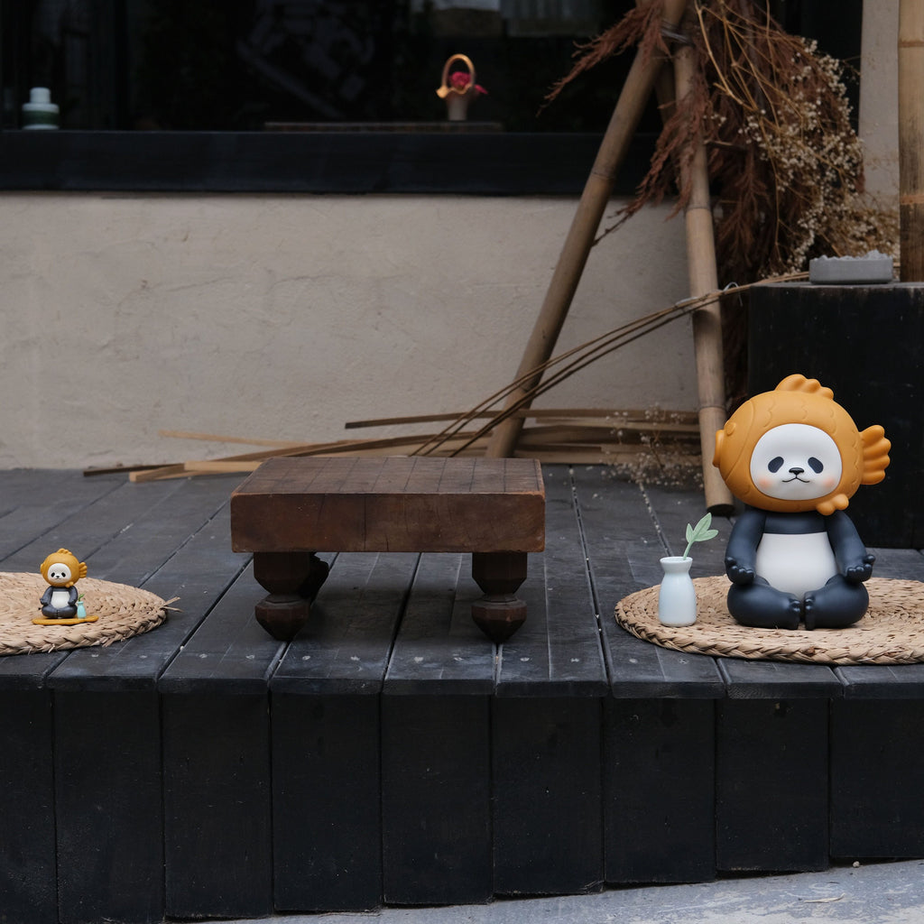 PanPan Meditating Seriously