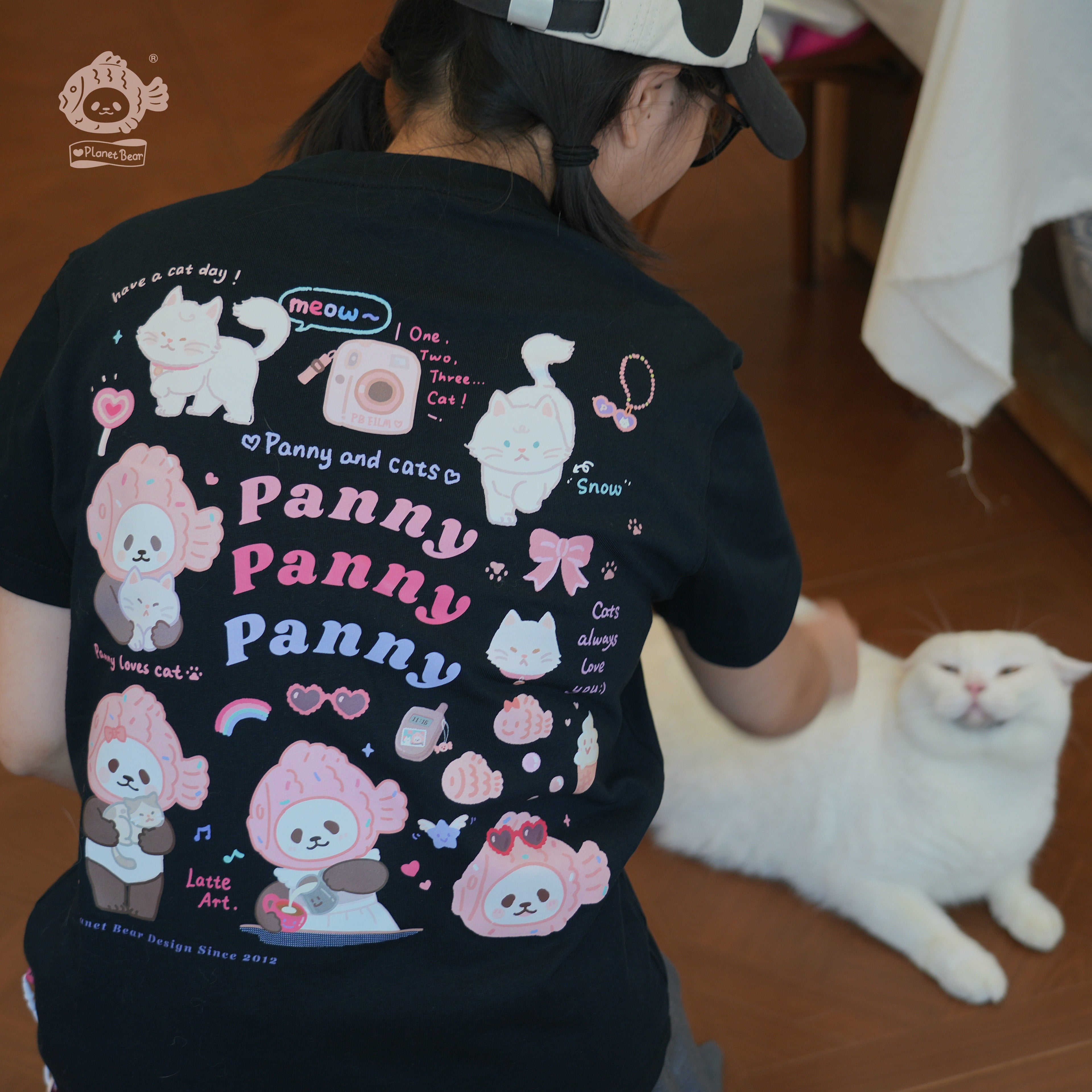 【周边】Panny and cats T恤 周边礼物