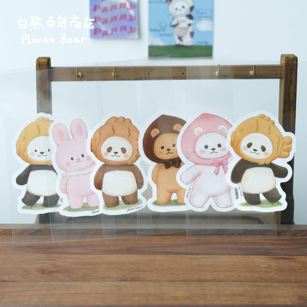 PanPan and You Together Series Stickers