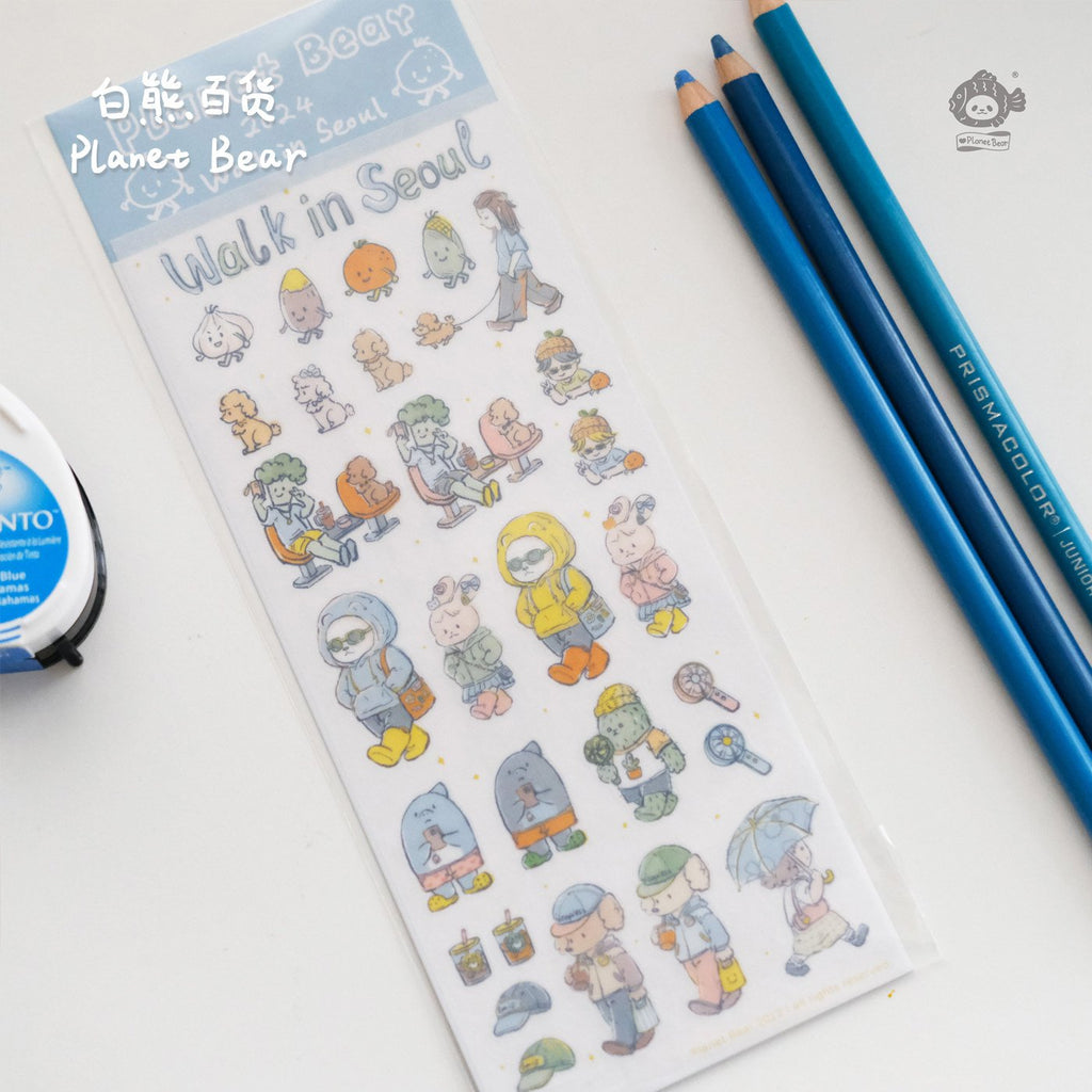PVC Theme Sticker Collection: PanPan & Friends