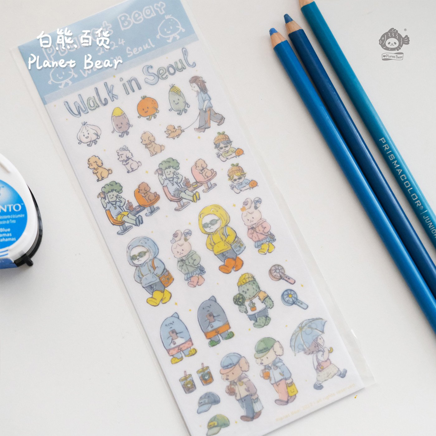 PVC Theme Sticker Collection: PanPan & Friends
