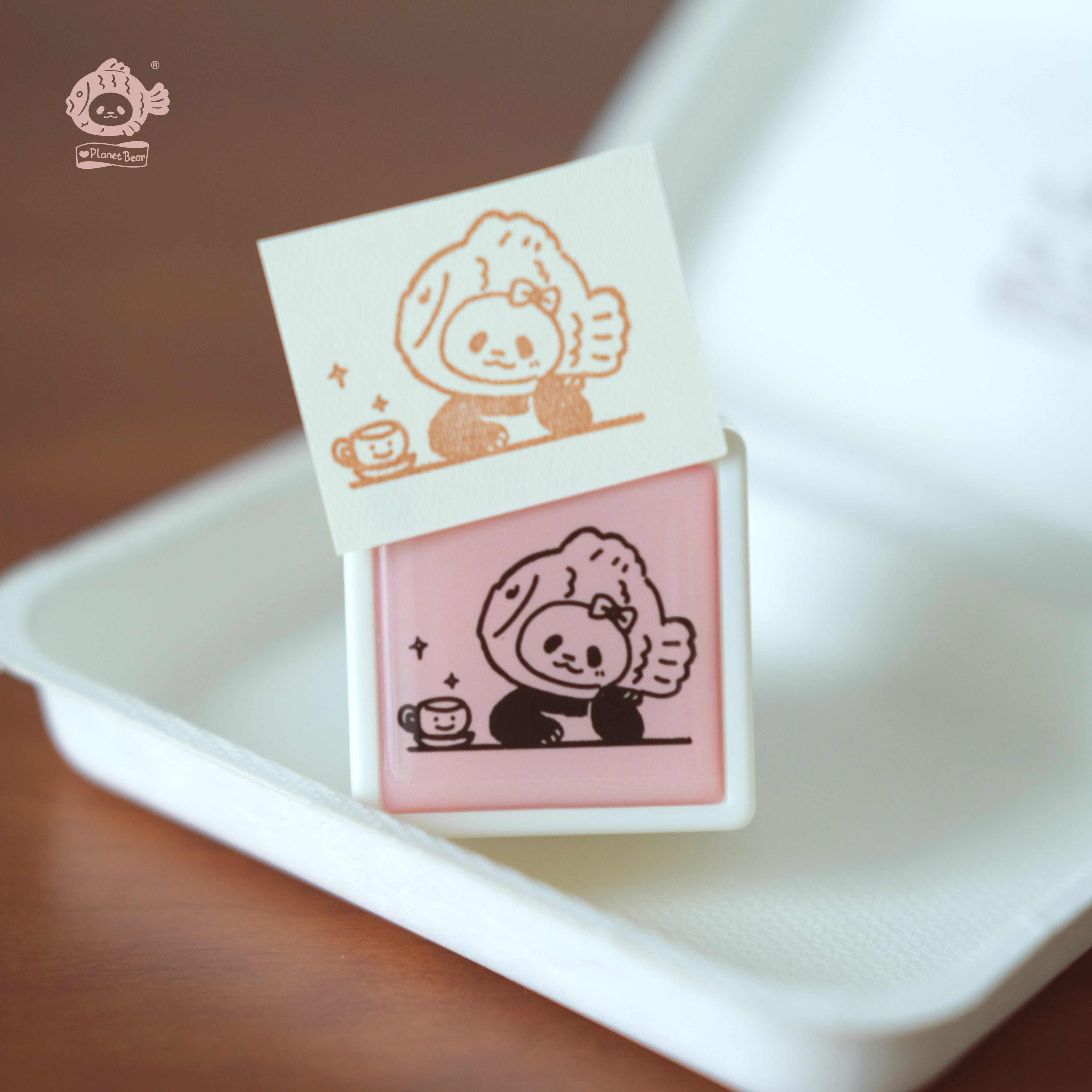 Panny and Cat Series Photosensitive Stamps