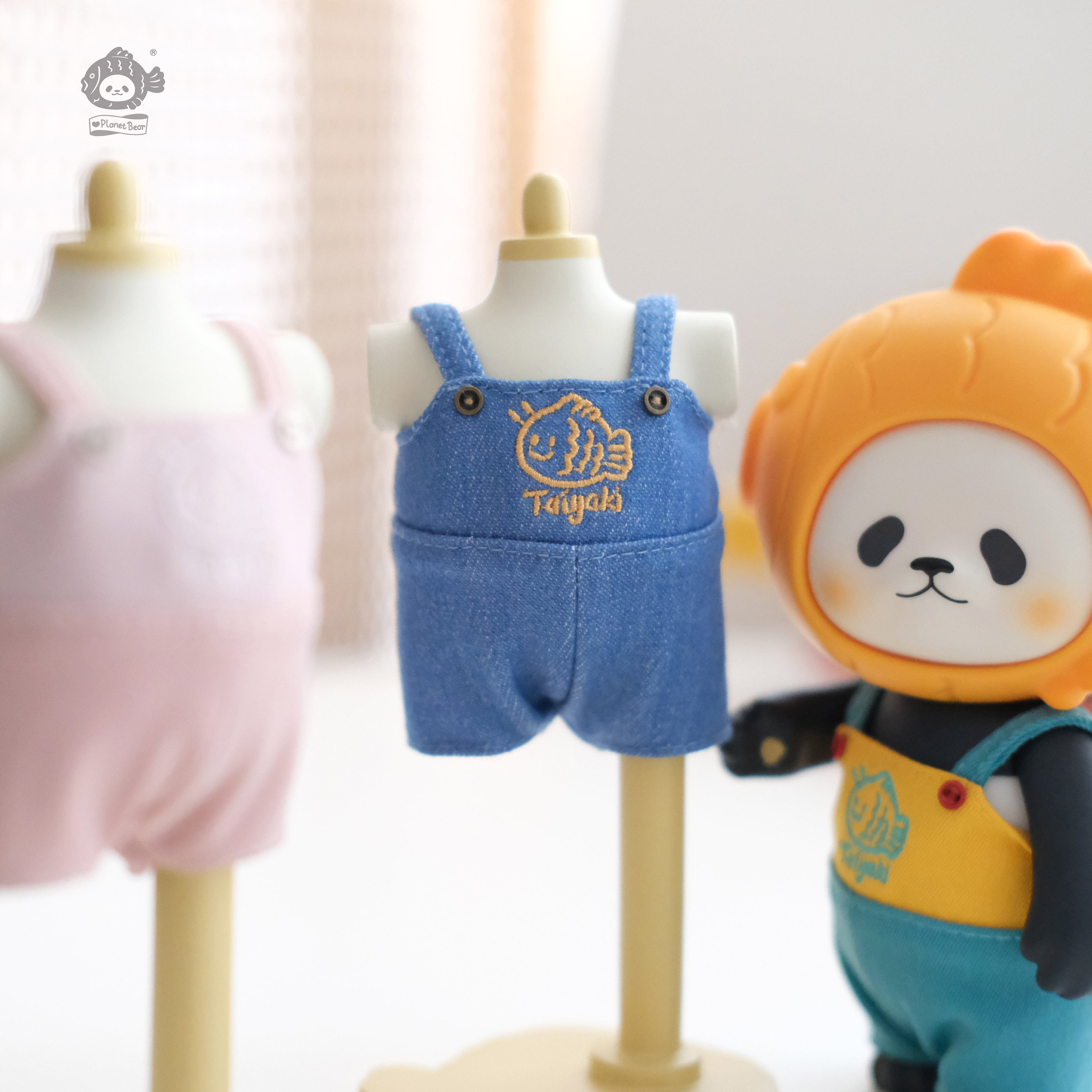 【娃衣】原创娃衣背带裤鲷鱼烧熊猫PanPanDoDo可穿