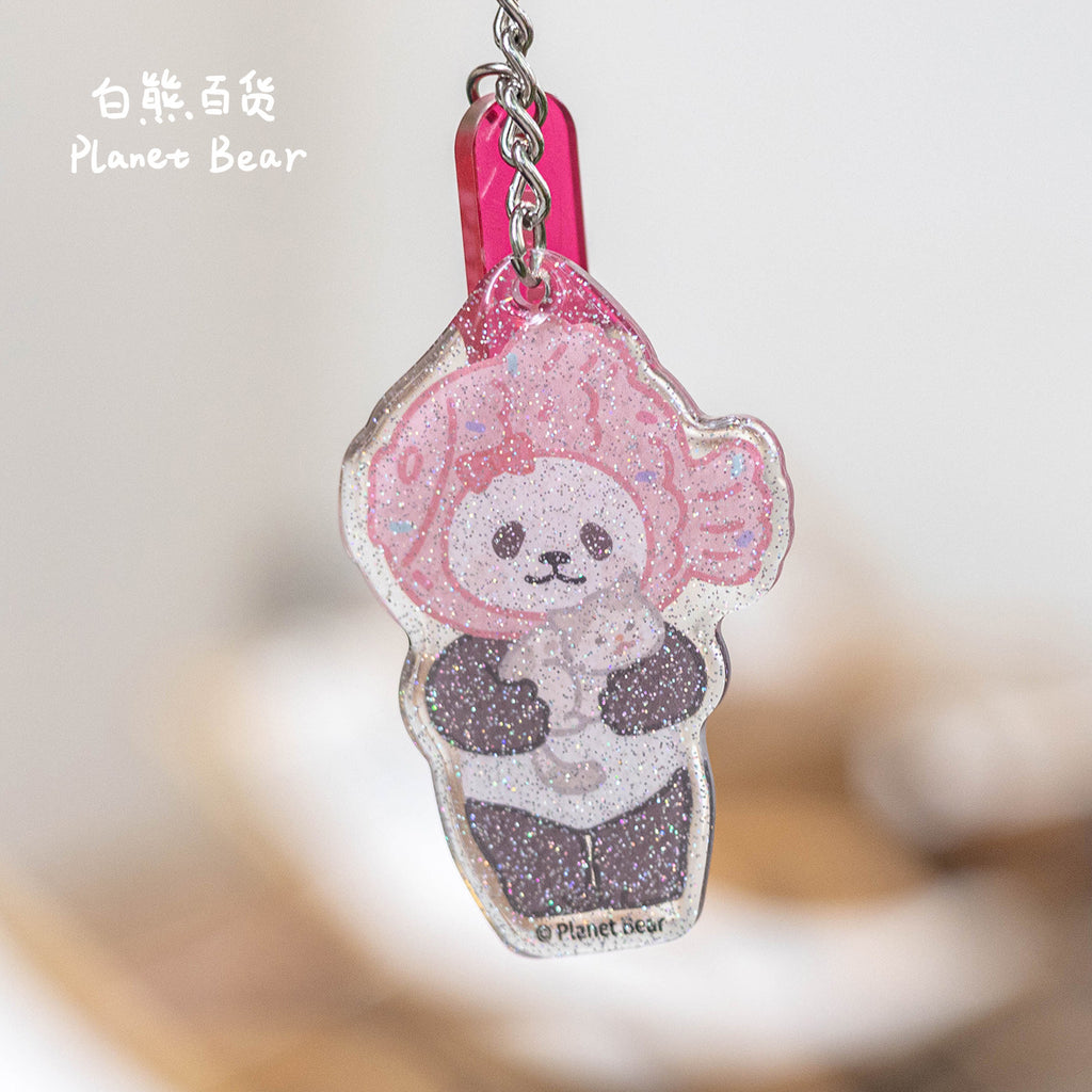 Panny Glitter Sand Acrylic Keychain