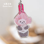 Panny Glitter Sand Acrylic Keychain
