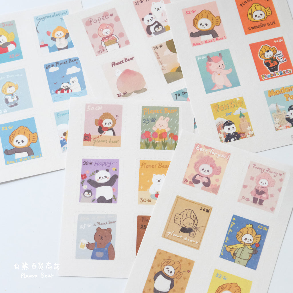 Stamp Stickers Original Merchandise Gift