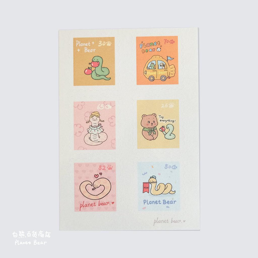 Stamp Stickers Original Merchandise Gift