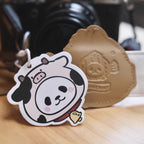 PanPan Ranch Cow Print Camera Strap