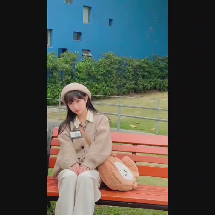鲷鱼烧熊猫PanPan 单肩/斜跨毛绒包包